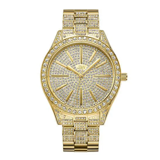 Original JBW Cristal Quartz Crystal Gold Crystal Pave Dial Ladies Watch J6346A JMS always Watches Original JBW Cristal Quartz Crystal Gold Crystal Pave Dial Ladies Watch J6346A JMS always Watches