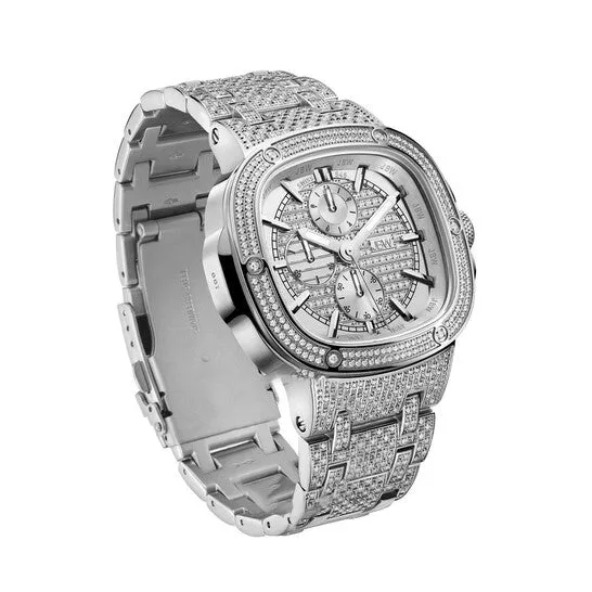 Original JBW Platinum Series Chronograph Silvertone Dial Mens Watch PS545B JMS always Rings Original JBW Platinum Series Chronograph Silvertone Dial Mens Watch PS545B JMS always Rings