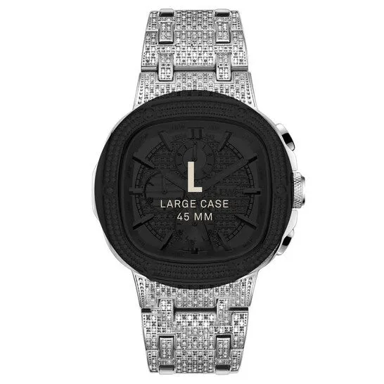 Original JBW Platinum Series Chronograph Silvertone Dial Mens Watch PS545B JMS always Rings Original JBW Platinum Series Chronograph Silvertone Dial Mens Watch PS545B JMS always Rings