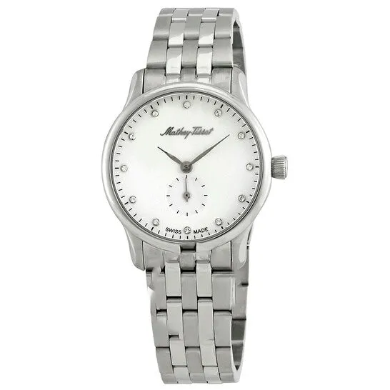 Original MatheyTissot Edmond Metal Crystal White Dial Ladies Watch D1886MAI JMS always Watches Original MatheyTissot Edmond Metal Crystal White Dial Ladies Watch D1886MAI JMS always Watches
