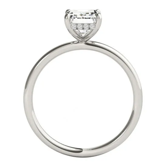 Original Maulijewels 205 Carat Emerald Cut Moissanite Natural Diamond Womens Engagement Rings In 10K White Gold JMS always Rings Original Maulijewels 205 Carat Emerald Cut Moissanite Natural Diamond Womens Engagement Rings In 10K White Gold JMS always Rings