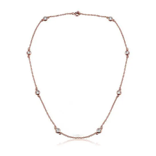 Original Megan Walford Clear Cubic Zirconia Accent Necklace JMS always Necklaces Original Megan Walford Clear Cubic Zirconia Accent Necklace JMS always Necklaces