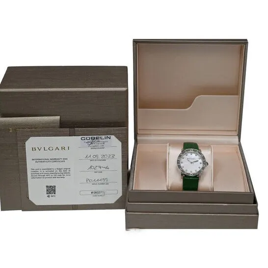 Original Preowned Bvlgari Bvlgari Automatic Diamond White Dial Ladies Watch 102746 JMS always Watches Original Preowned Bvlgari Bvlgari Automatic Diamond White Dial Ladies Watch 102746 JMS always Watches