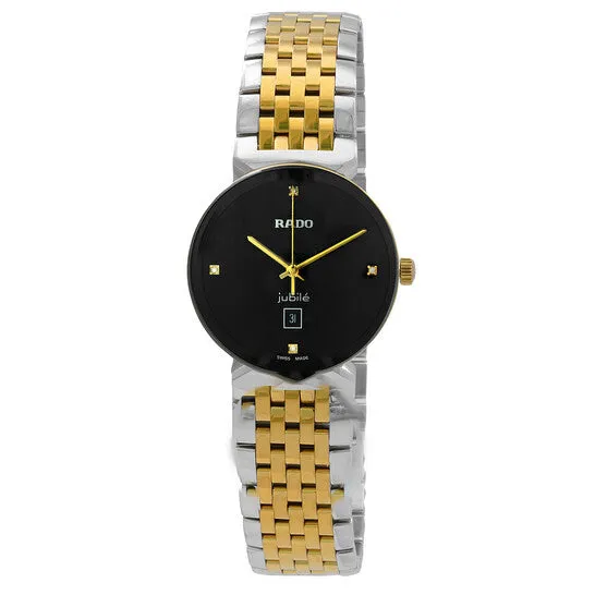 Original Rado Florence Quartz Diamond Black Dial Ladies Watch R48913703 JMS always Watches Original Rado Florence Quartz Diamond Black Dial Ladies Watch R48913703 JMS always Watches
