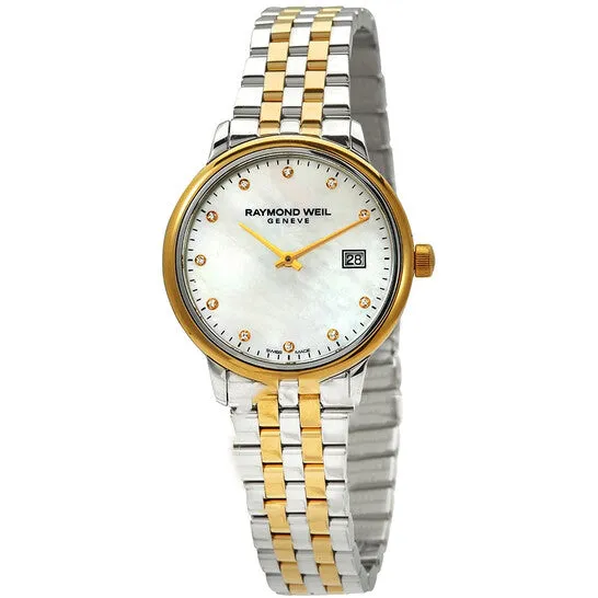 Original Raymond Weil Toccata Quartz Diamond White Mother of Pearl Dial Ladies Watch 5985STP97081 JMS always Watches Original Raymond Weil Toccata Quartz Diamond White Mother of Pearl Dial Ladies Watch 5985STP97081 JMS always Watches