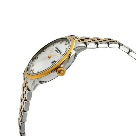Original Raymond Weil Toccata Quartz Diamond White Mother of Pearl Dial Ladies Watch 5985STP97081 JMS always Watches Original Raymond Weil Toccata Quartz Diamond White Mother of Pearl Dial Ladies Watch 5985STP97081 JMS always Watches