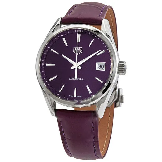 Original Tag Heuer Carrera Quartz Purple Dial Ladies Watch WBK1314FC8261 JMS always Watches Original Tag Heuer Carrera Quartz Purple Dial Ladies Watch WBK1314FC8261 JMS always Watches