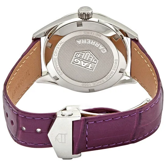 Original Tag Heuer Carrera Quartz Purple Dial Ladies Watch WBK1314FC8261 JMS always Watches Original Tag Heuer Carrera Quartz Purple Dial Ladies Watch WBK1314FC8261 JMS always Watches