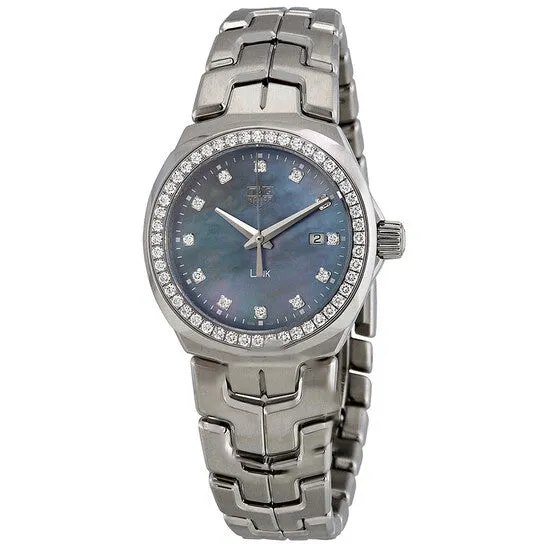 Original Tag Heuer Link Blue Mother of Pearl Diamond Dial Ladies Watch WBC1319BA0600 JMS always Watches Original Tag Heuer Link Blue Mother of Pearl Diamond Dial Ladies Watch WBC1319BA0600 JMS always Watches