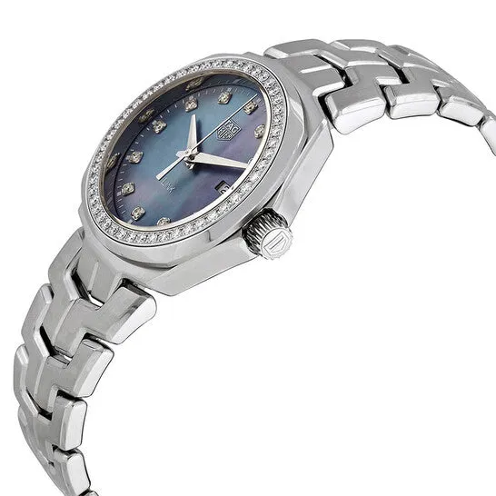 Original Tag Heuer Link Blue Mother of Pearl Diamond Dial Ladies Watch WBC1319BA0600 JMS always Watches Original Tag Heuer Link Blue Mother of Pearl Diamond Dial Ladies Watch WBC1319BA0600 JMS always Watches