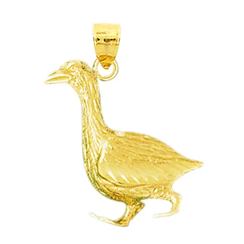 PreStyled Sets Goldia 14K Gold 20MM Duck Pendant