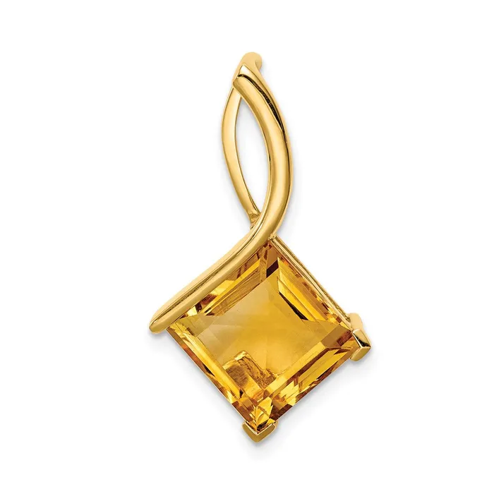 PreStyled Sets Goldia 14K Yellow Gold Citrine pendant