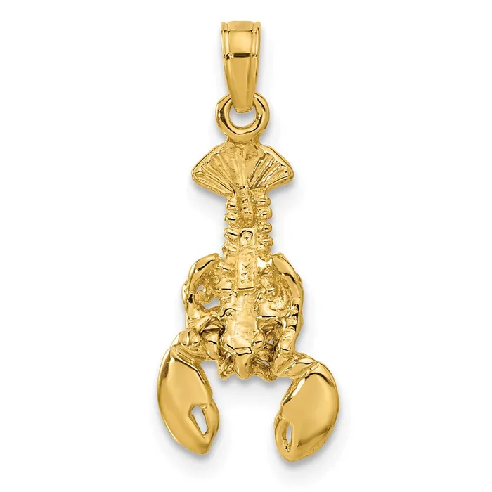 PreStyled Sets Goldia 14k Yellow Gold Moveable Lobster Pendant
