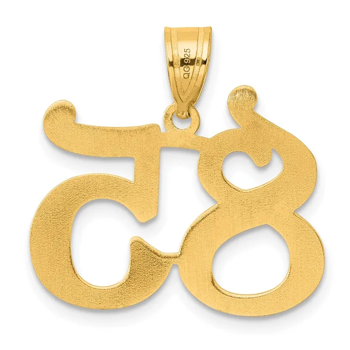 PreStyled Sets Goldia 14k Yellow Gold Polished Number 85 Pendant