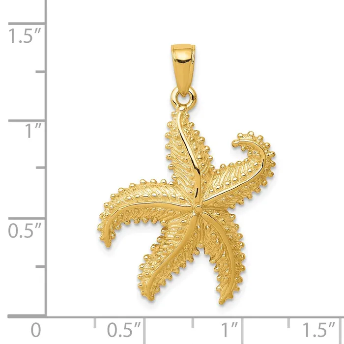 PreStyled Sets Goldia 14k Yellow Gold Starfish Pendant