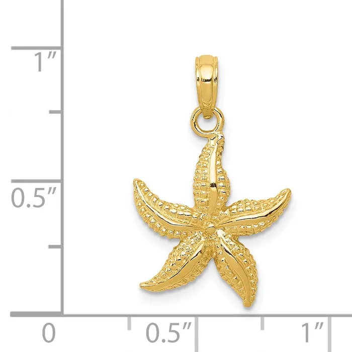 PreStyled Sets Goldia 14k Yellow Gold Starfish Pendant