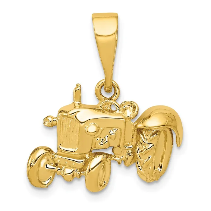 PreStyled Sets Goldia 14k Yellow Gold Tractor Pendant