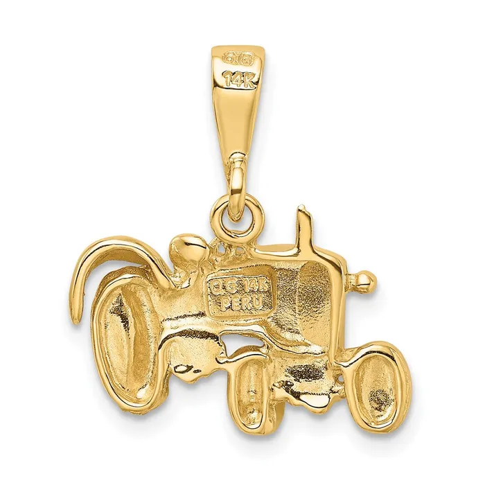 PreStyled Sets Goldia 14k Yellow Gold Tractor Pendant