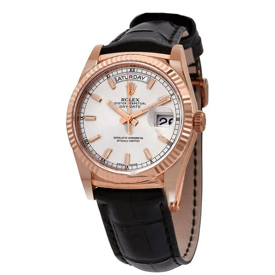 PreStyled Sets JMS always Original Rolex DayDate President Rhodium Dial 18K Everose Gold Automatic Mens Watch 118135RSL PreStyled Sets JMS always Original Rolex DayDate President Rhodium Dial 18K Everose Gold Automatic Mens Watch 118135RSL