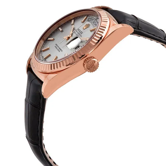 PreStyled Sets JMS always Original Rolex DayDate President Rhodium Dial 18K Everose Gold Automatic Mens Watch 118135RSL PreStyled Sets JMS always Original Rolex DayDate President Rhodium Dial 18K Everose Gold Automatic Mens Watch 118135RSL
