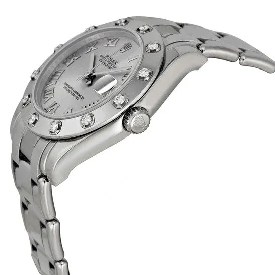 PreStyled Sets JMS always Original Rolex Oyster Perpetual Datejust Rhodium Dial 18k White Gold Pearlmaster Automatic Ladies Watch 81319RRO PreStyled Sets JMS always Original Rolex Oyster Perpetual Datejust Rhodium Dial 18k White Gold Pearlmaster Automatic Ladies Watch 81319RRO