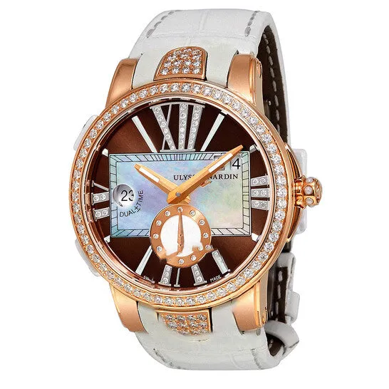 PreStyled Sets JMS always Original Ulysse Nardin Executive Lady Automatic 18K Rose Gold Diamond Watch 24610B3005 PreStyled Sets JMS always Original Ulysse Nardin Executive Lady Automatic 18K Rose Gold Diamond Watch 24610B3005