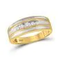 Rings gndatlanta 10k Yellow Gold Round Diamond 5stone Wedding Band Ring 14 Cttw Rings gndatlanta 10k Yellow Gold Round Diamond 5stone Wedding Band Ring 14 Cttw