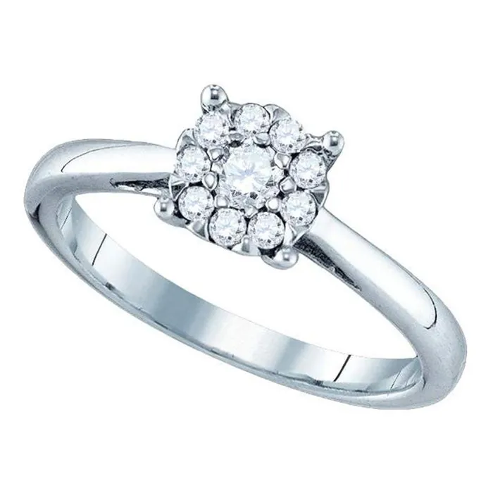 Rings gndatlanta 18k White Gold Diamond Bridal Engagement Ring 78 Cttw Rings gndatlanta 18k White Gold Diamond Bridal Engagement Ring 78 Cttw