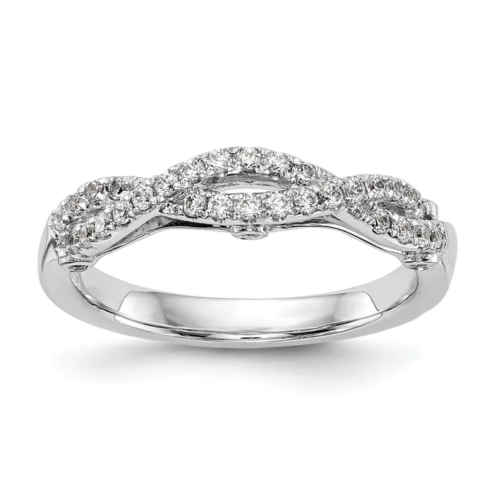 Rings Goldia 026ct CZ Solid Real 14K White Gold Wedding Wedding Band Ring Rings Goldia 026ct CZ Solid Real 14K White Gold Wedding Wedding Band Ring