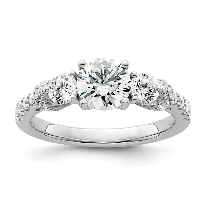 Rings Goldia 14k White Gold 34 Ct Lab Grown Diamond VSSI G 1 Ct Center Engagement Ring Rings Goldia 14k White Gold 34 Ct Lab Grown Diamond VSSI G 1 Ct Center Engagement Ring
