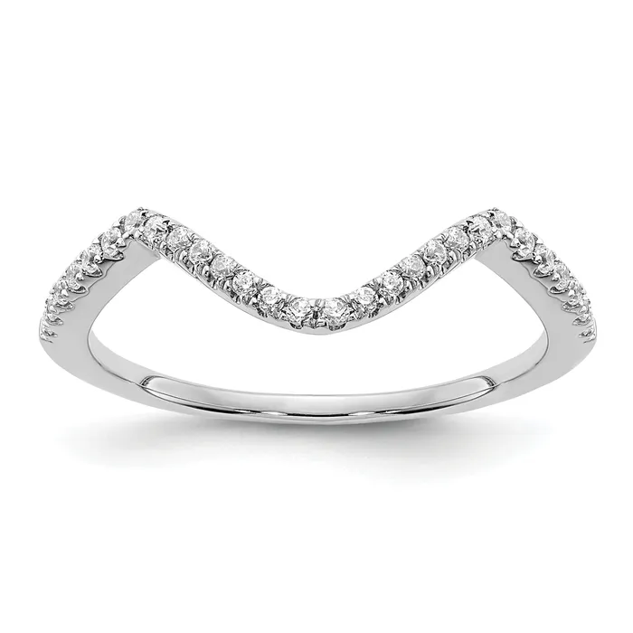 Rings Goldia 14K White Gold Lab Grown Diamond VSSI G Wedding Band Ring Rings Goldia 14K White Gold Lab Grown Diamond VSSI G Wedding Band Ring