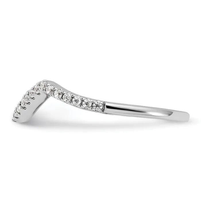 Rings Goldia 14K White Gold Lab Grown Diamond VSSI G Wedding Band Ring