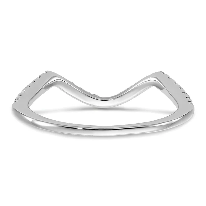 Rings Goldia 14K White Gold Lab Grown Diamond VSSI G Wedding Band Ring