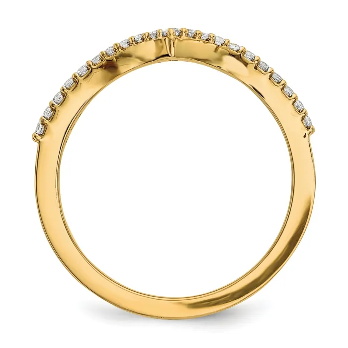 Rings Goldiacom 14ky Diamond V Ring