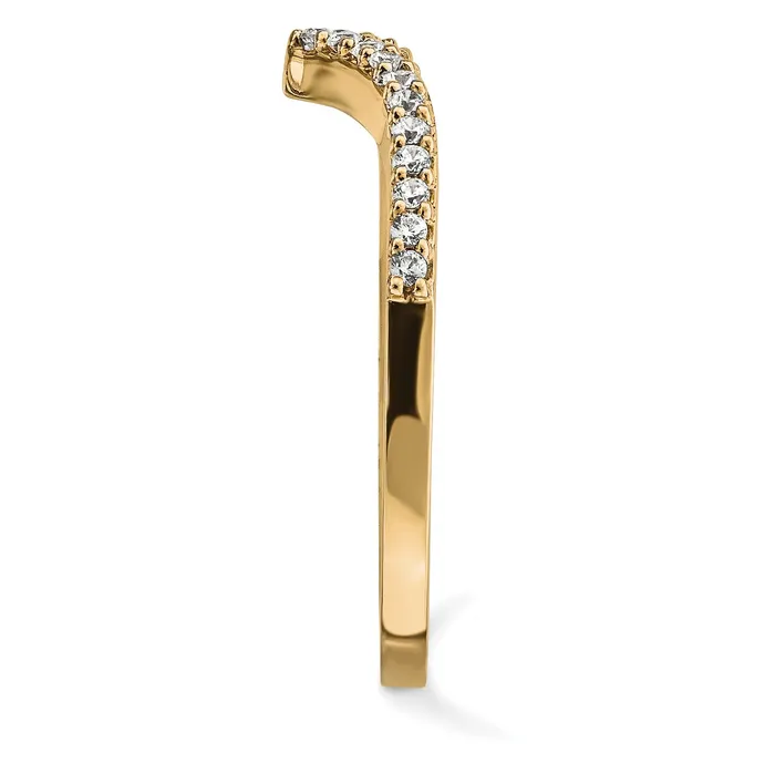 Rings Goldiacom 14ky Diamond V Ring