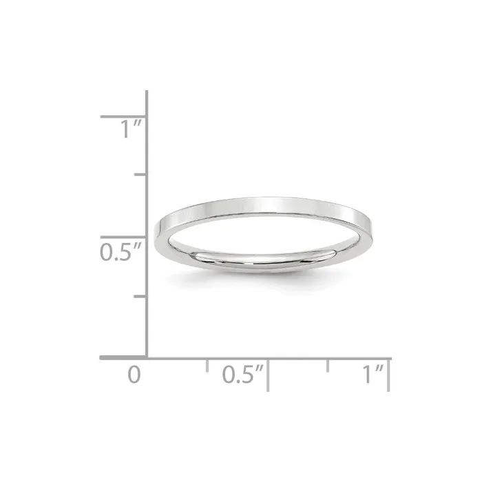 Rings Goldia Solid 10K White Gold 2mm Standard Flat Comfort Fit MensWomens Wedding Band Ring Size 115 Rings Goldia Solid 10K White Gold 2mm Standard Flat Comfort Fit MensWomens Wedding Band Ring Size 115