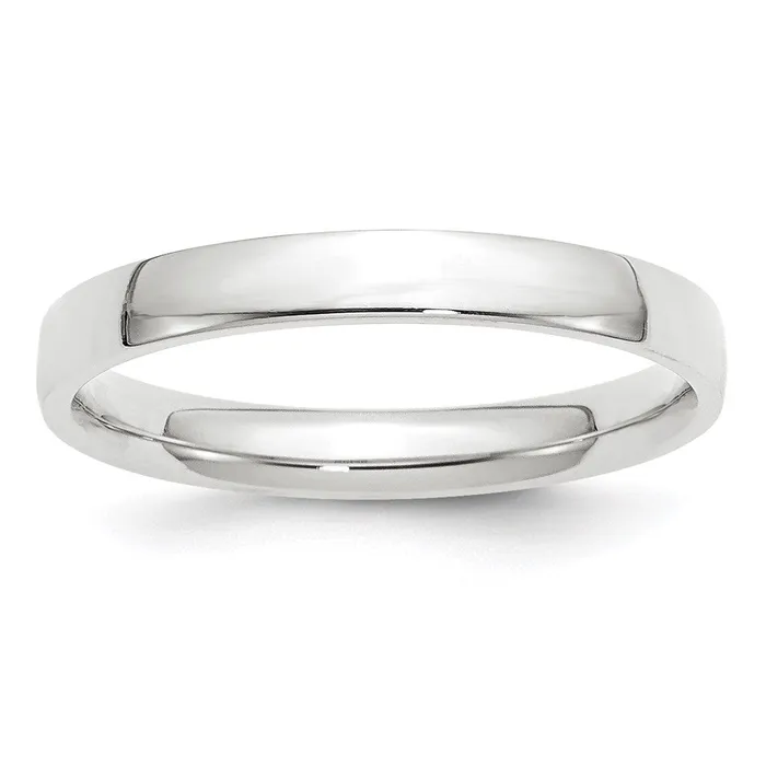 Rings Goldia Solid 10K White Gold 3mm Light Weight Comfort Fit MensWomens Wedding Band Ring Size 95 Rings Goldia Solid 10K White Gold 3mm Light Weight Comfort Fit MensWomens Wedding Band Ring Size 95