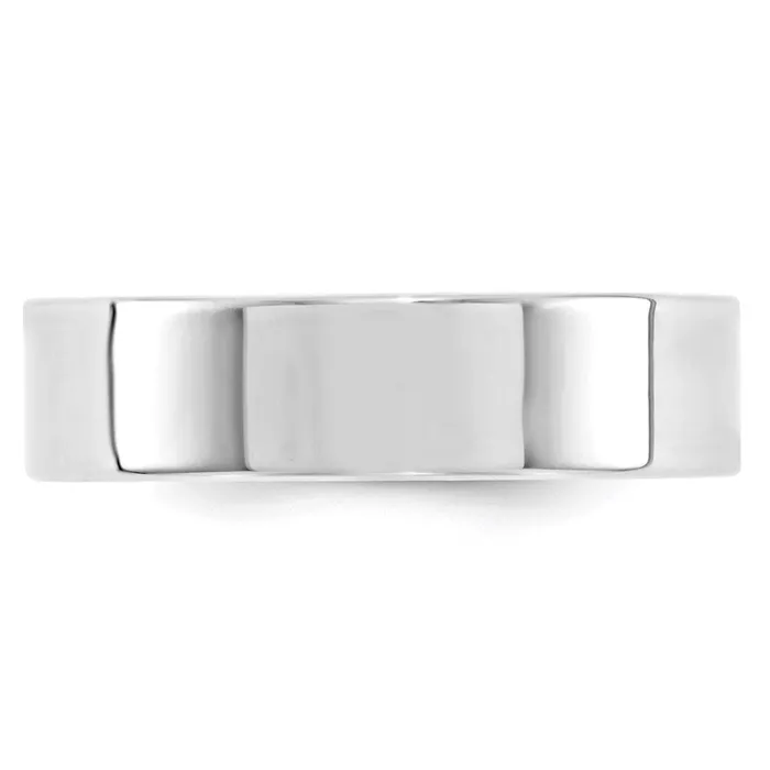 Rings Goldia Solid 10K White Gold 6mm Standard Flat Comfort Fit MensWomens Wedding Band Ring Size 105 Rings Goldia Solid 10K White Gold 6mm Standard Flat Comfort Fit MensWomens Wedding Band Ring Size 105