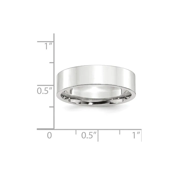 Rings Goldia Solid 10K White Gold 6mm Standard Flat Comfort Fit MensWomens Wedding Band Ring Size 105 Rings Goldia Solid 10K White Gold 6mm Standard Flat Comfort Fit MensWomens Wedding Band Ring Size 105