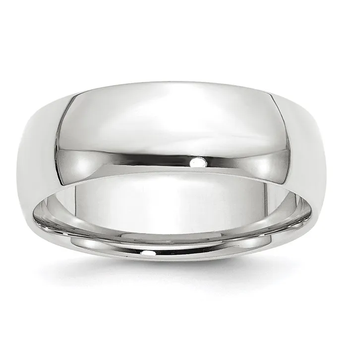 Rings Goldia Solid 10K White Gold 7mm Light Weight Comfort Fit MensWomens Wedding Band Ring Size 6 Rings Goldia Solid 10K White Gold 7mm Light Weight Comfort Fit MensWomens Wedding Band Ring Size 6