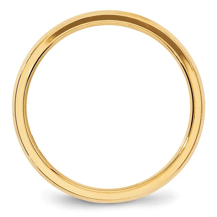 Rings Goldia Solid 10K Yellow Gold 4mm Bevel Edge Comfort Fit MensWomens Wedding Band Ring Size 10 Rings Goldia Solid 10K Yellow Gold 4mm Bevel Edge Comfort Fit MensWomens Wedding Band Ring Size 10