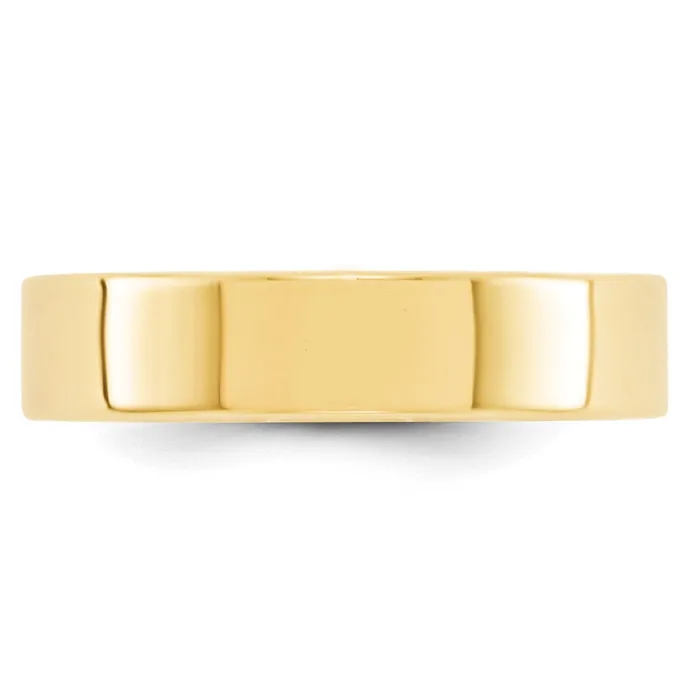 Rings Goldia Solid 10K Yellow Gold 5mm Light Weight Flat MensWomens Wedding Band Ring Size 55 Rings Goldia Solid 10K Yellow Gold 5mm Light Weight Flat MensWomens Wedding Band Ring Size 55