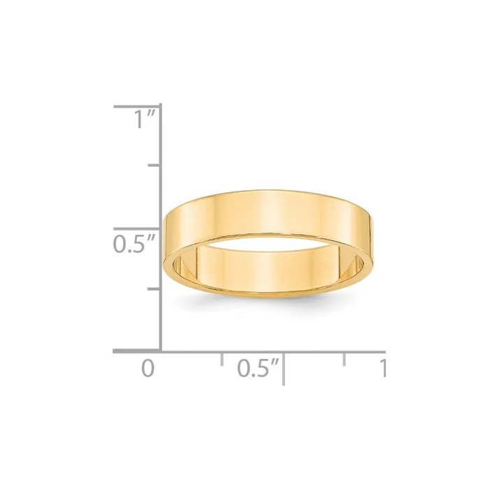 Rings Goldia Solid 10K Yellow Gold 5mm Light Weight Flat MensWomens Wedding Band Ring Size 55 Rings Goldia Solid 10K Yellow Gold 5mm Light Weight Flat MensWomens Wedding Band Ring Size 55