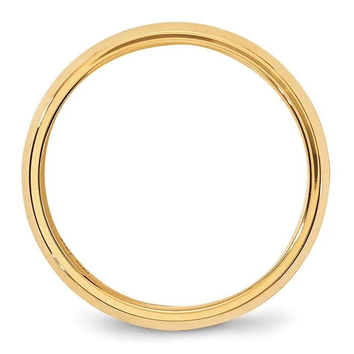Rings Goldia Solid 10K Yellow Gold 6mm Bevel Edge Comfort Fit MensWomens Wedding Band Ring Size 7 Rings Goldia Solid 10K Yellow Gold 6mm Bevel Edge Comfort Fit MensWomens Wedding Band Ring Size 7
