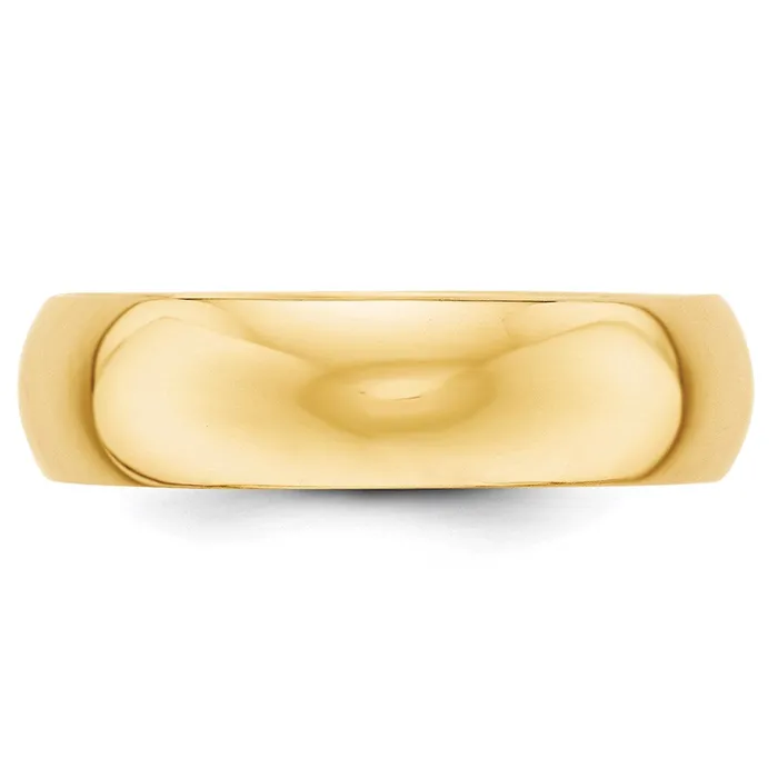 Rings Goldia Solid 10K Yellow Gold 6mm HalfRound Wedding MensWomens Wedding Band Ring Size 10 Rings Goldia Solid 10K Yellow Gold 6mm HalfRound Wedding MensWomens Wedding Band Ring Size 10