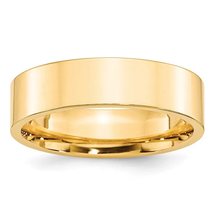 Rings Goldia Solid 10K Yellow Gold 6mm Standard Flat Comfort Fit MensWomens Wedding Band Ring Size 10 Rings Goldia Solid 10K Yellow Gold 6mm Standard Flat Comfort Fit MensWomens Wedding Band Ring Size 10