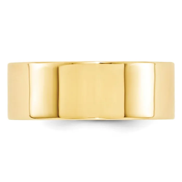 Rings Goldia Solid 10K Yellow Gold 8mm Standard Flat Comfort Fit MensWomens Wedding Band Ring Size 135 Rings Goldia Solid 10K Yellow Gold 8mm Standard Flat Comfort Fit MensWomens Wedding Band Ring Size 135