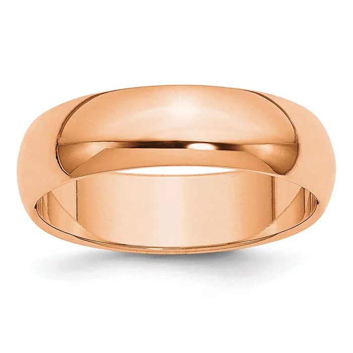 Rings Goldia Solid 10K Yellow Gold Rose Gold 6mm HalfRound Wedding MensWomens Wedding Band Ring Size 7 Rings Goldia Solid 10K Yellow Gold Rose Gold 6mm HalfRound Wedding MensWomens Wedding Band Ring Size 7