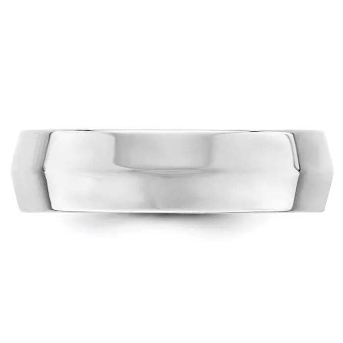 Rings Goldia Solid 14K White Gold 6mm Knife Edge Comfort Fit MensWomens Wedding Band Ring Size 12 Rings Goldia Solid 14K White Gold 6mm Knife Edge Comfort Fit MensWomens Wedding Band Ring Size 12
