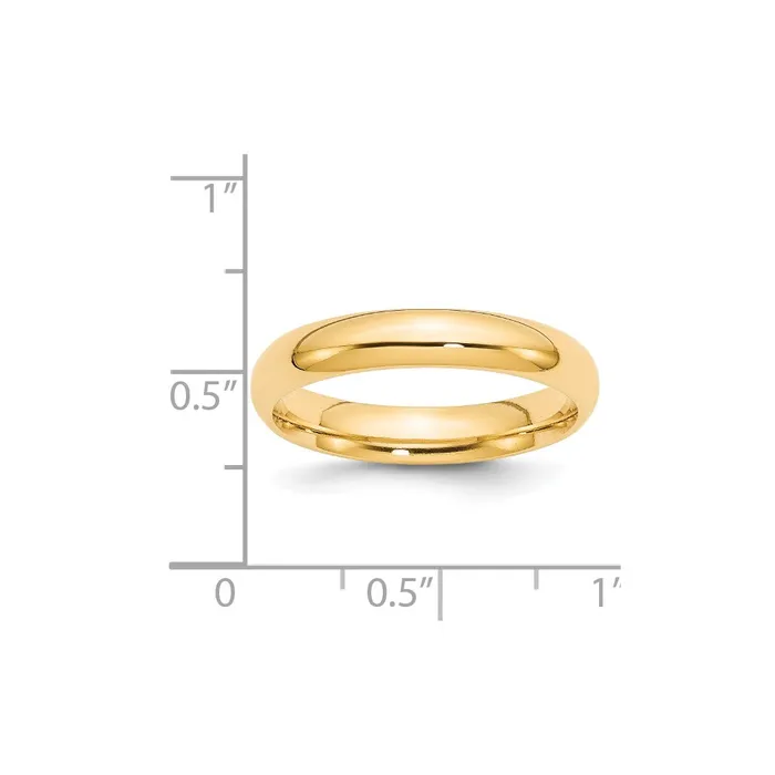 Rings Goldia Solid 14K Yellow Gold 4mm Comfort Fit MensWomens Wedding Band Ring Size 65 Rings Goldia Solid 14K Yellow Gold 4mm Comfort Fit MensWomens Wedding Band Ring Size 65
